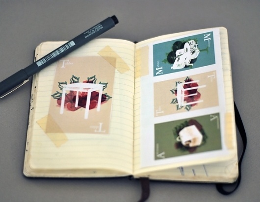 Sketches - Moleskine research - graphicwand #graphicwand #card #note #book #illustration #moleskine #game