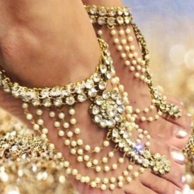 Latest Gold & Silver Payal Designs - Happy Shappy