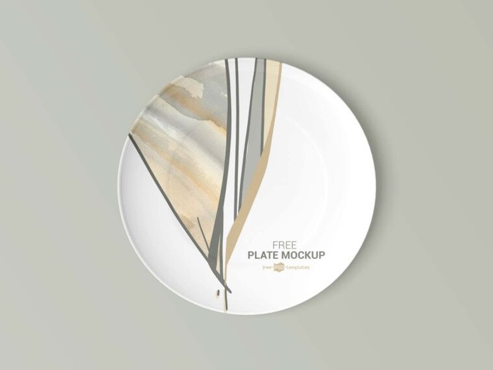 Beautiful Plate Mockup, Smashmockup