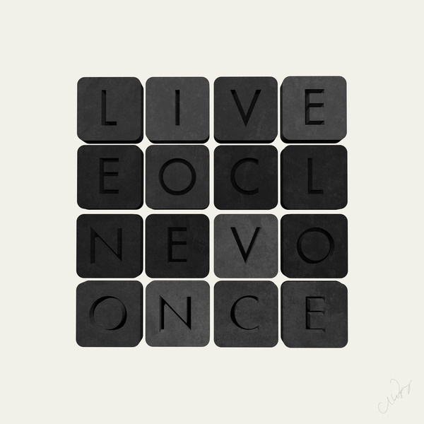 "If you do it right, once is enough." #letters #design #graphic #checkers #art #type #love #typography