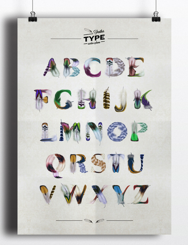 FeatherType (Free Font) on Behance #type #illustration #font #feather
