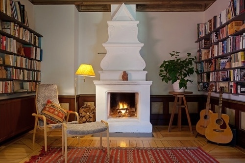 Peace - that was the other name for home. #books #library #decoration