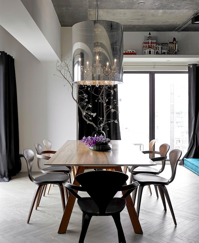 Apartment in Taipei by Ganna Design - interior design, interior, #decor, home decor, home #design, #interiordesign #diningroom