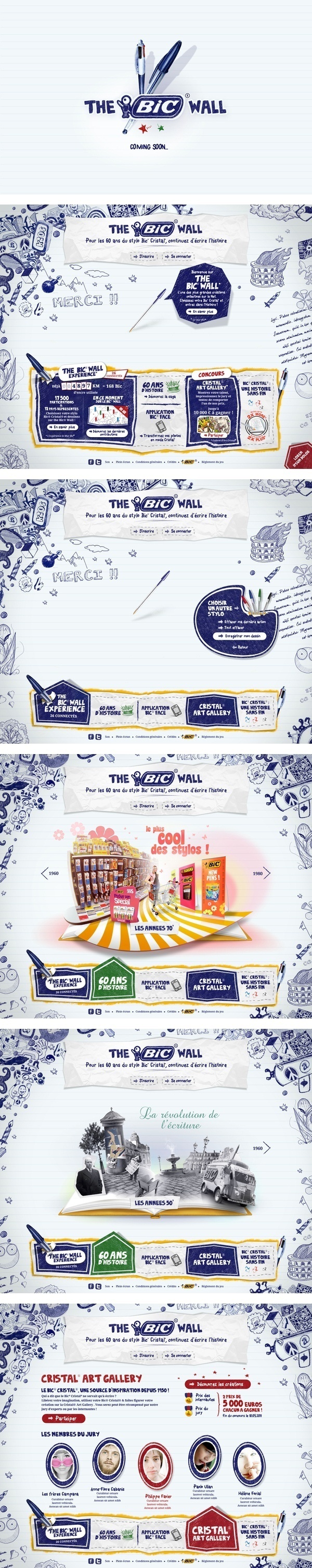 The Bic Wall Branding and Website Design #design #web #branding