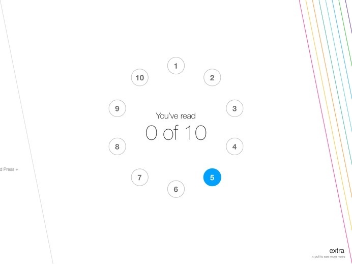 Yahoo News Digest #ipad #ui