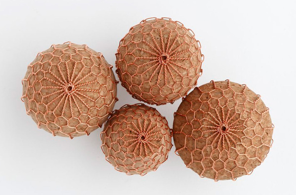 metal knitted objects by kanaami tsuji for japan handmade + OEO #metal #knitted