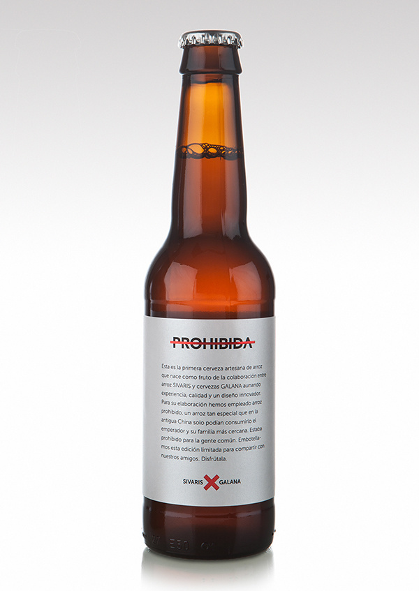 bottle, beer, x, red, bold, simple, minimal, white, brown, flashy
