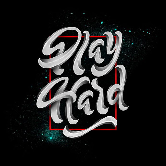 Work Hard Play Hard by Jonathan Ortiz