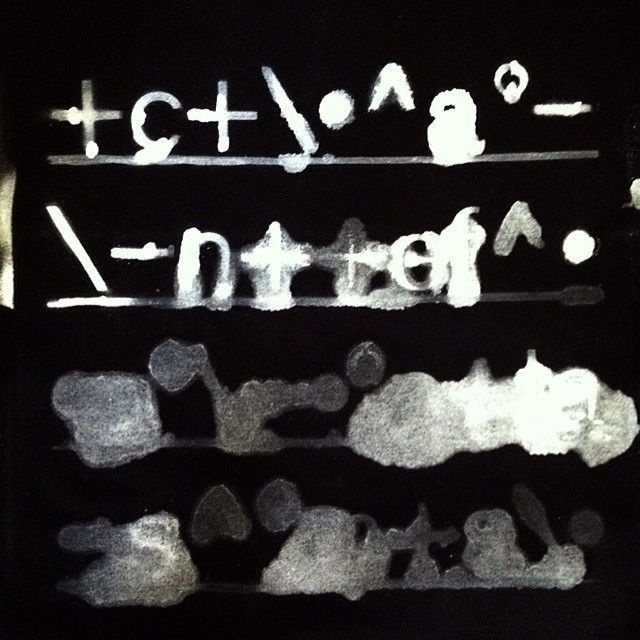 Just in case of lack of pace #canefantasma #white #black #matric #acrilyc #spray #typography
