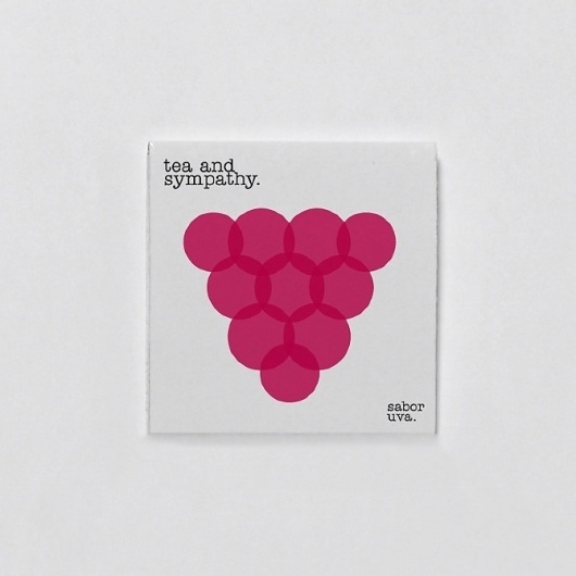 Tea & Sympathy - flipando en PANTONE #ataz #branding #packaging #fruits #food #tea #andrea #student