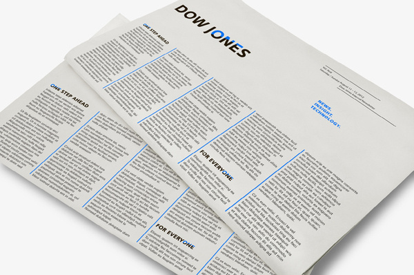 New logo and identity for Dow Jones by STUDIO NEWWORK #identity #design #graphic #branding