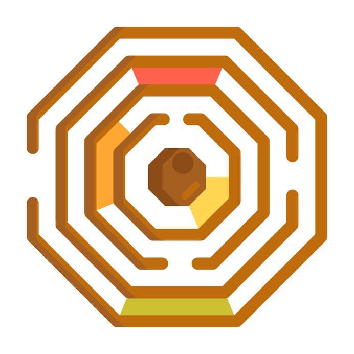 See more icon inspiration related to problem, maze, labyrinth, conundrum, architecture and city, solution, gaming, puzzle, entertainment, way, education and road on Flaticon.