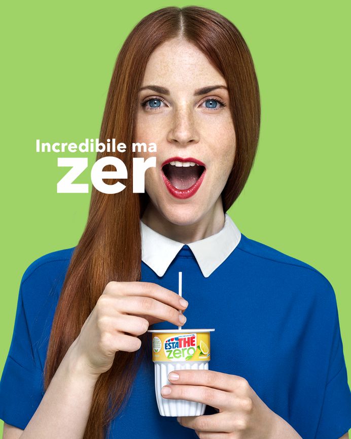 Estathé Zero #summer #color #advertising #photography #tea #zero #estathé #artdirection