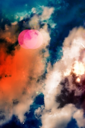 Sara Lindholm #clouds #color #moon