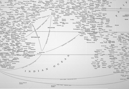 WITH LOVE, FROM JESS #world #word #map #typographic #typography