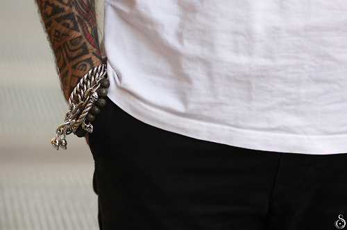 mrtuft:Andrea MarigondaFeatured onÂ www.highsnobiety.comPhoto by Stefano Carloni #braclettes