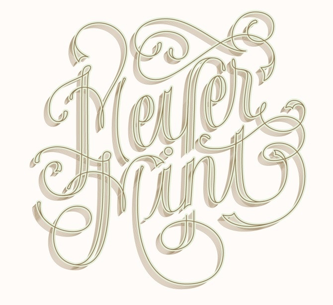 Lettering for Bijou Candles Newsletters #type #illustration #lettering
