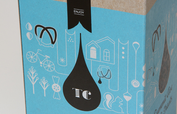 Design Work Life » Meenal Patel: A Tornado of Awesome #packaging #design #graphic #illustration #blue