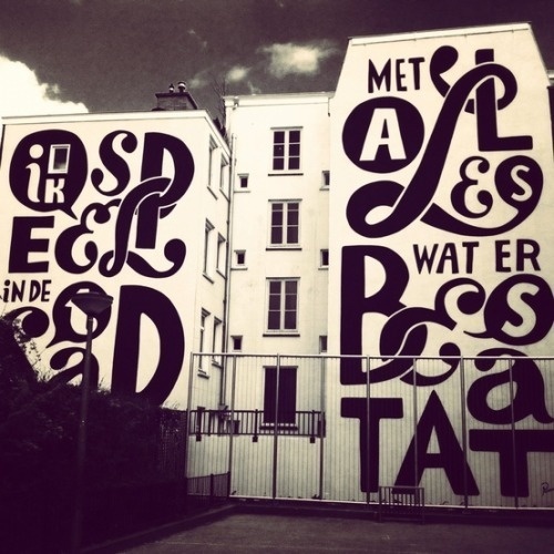 type novel #mural #wall #art #street #typography