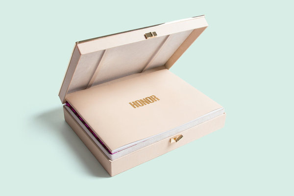 Roandco honor2013cfdabook 04 1299 xxx q85 #stamp #pattern #packaging #print #book #box #gold #package #booklet #foil