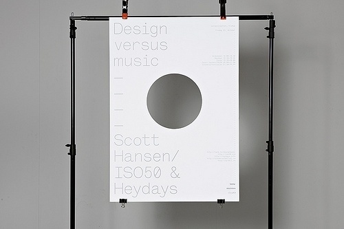 » Design versus music 2 Flickrgraphics #poster #typography
