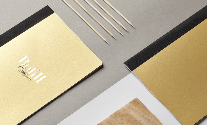 bofill ecologica branding packaging meat food package salami carne beautiful gold deluxe luxury business card identity inspire logo logotype
