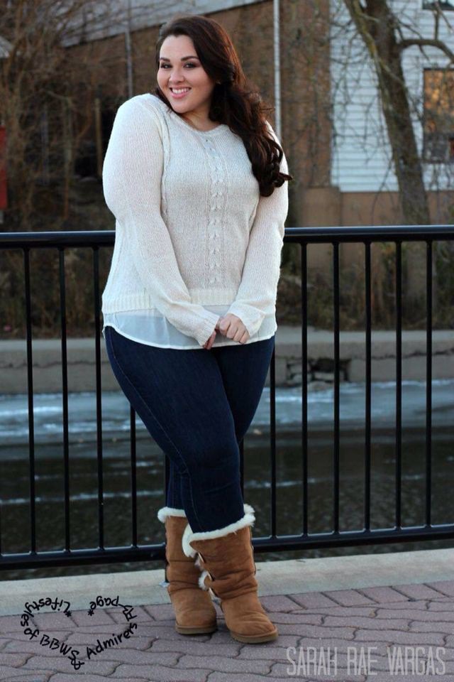 cute plus size winter outfits