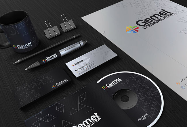 Free Corporate Branding Identity PSD Mockup