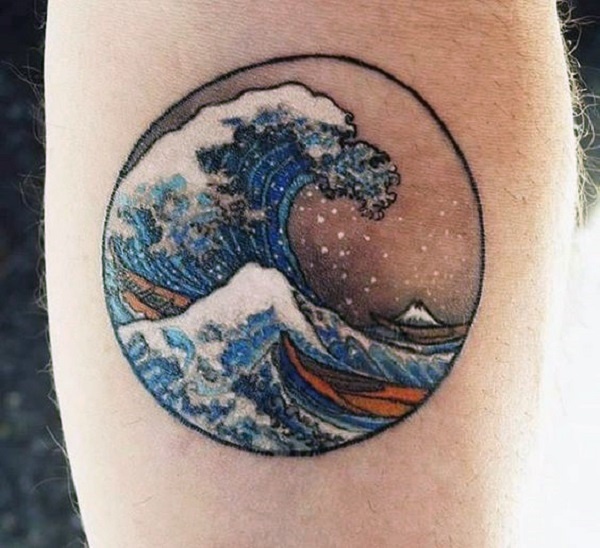 35 Wave Tattoo Design Ideas
