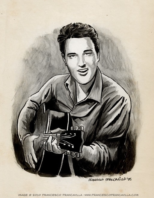 elvis_low.jpg (JPEG Imagen, 514x662 pixels) #illustration
