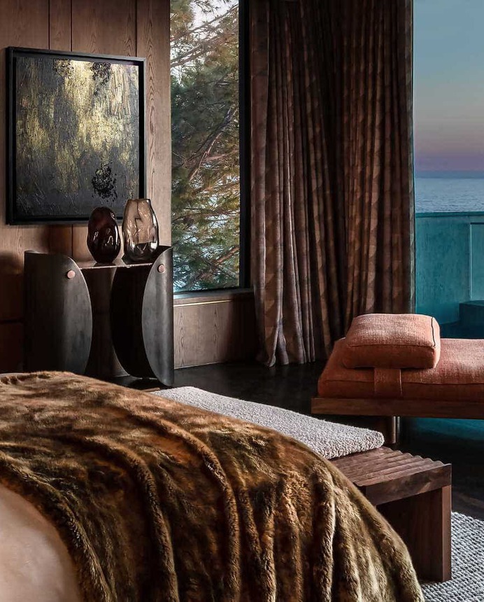 bedroom, a Five-Story Penthouse in Cape Town