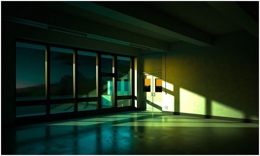 All sizes | NY11 | Flickr - Photo Sharing! #interior #evening #night #colors #industrial #vray #painting #hopper #light