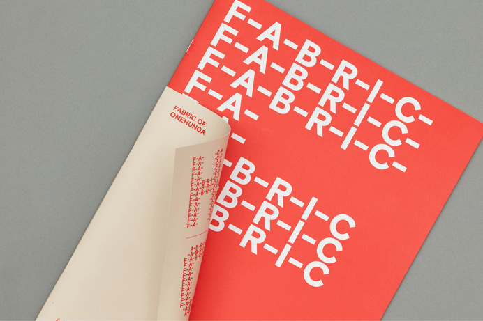 Brand identity and brochure by Richards Partners for Auckland residential development Fabric of Onehunga