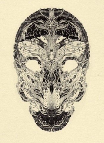 Lancia TrendVisions - Trend Wall #skull #moths