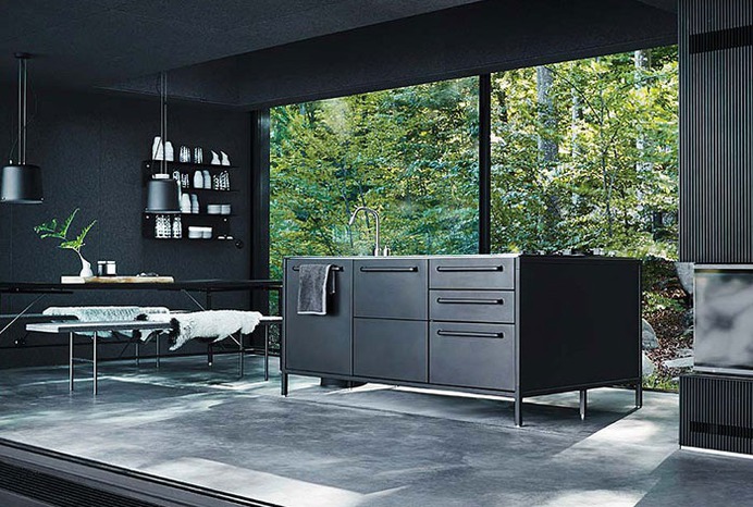80 Black Kitchen Creative Designs - #design #kitchen #black #furniture #decor #interior #home