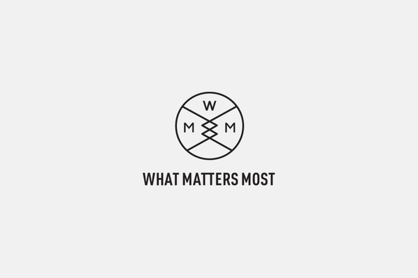 What Matters Most logo #branding #icon #design #emblem #hightide #hightidedesign #identity #hightidecreative #logo