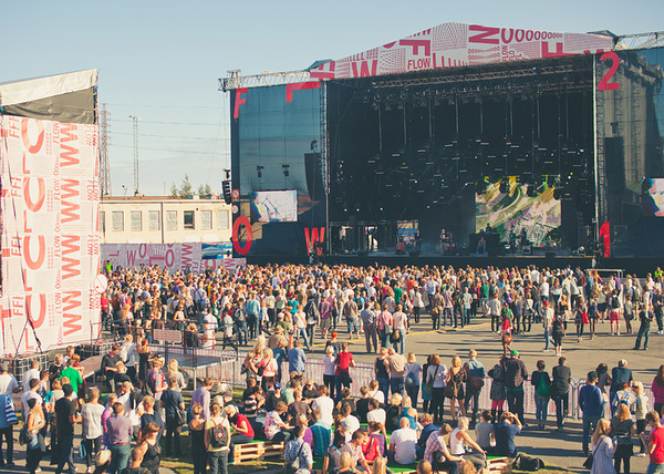 Flow Festival #red #tsto #festival #branding #environment #identity #typography