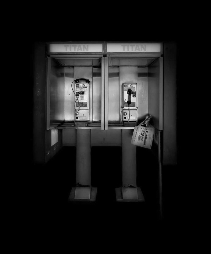 Empty Phone Boxes in New York City by Michael Massaia