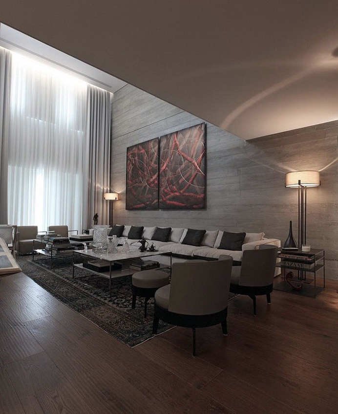 Glamorous Istanbul Apartment by Tanju Ozelgin - #decor, #interior, #homedecor, home decor, interior design