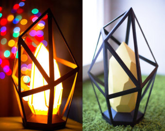 Papercraft Lamp - Like a Diamond