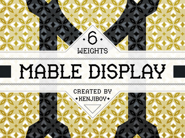 Mable Display Free Retro Typeface