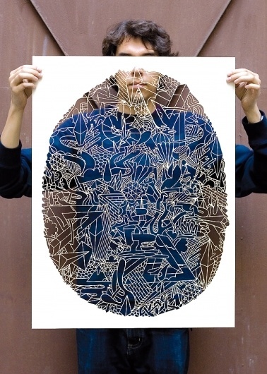 Introducing: Berlin-based Artist & Design Collective KLUB7 I Art Sponge #transparent #illustration #klub7 #poster