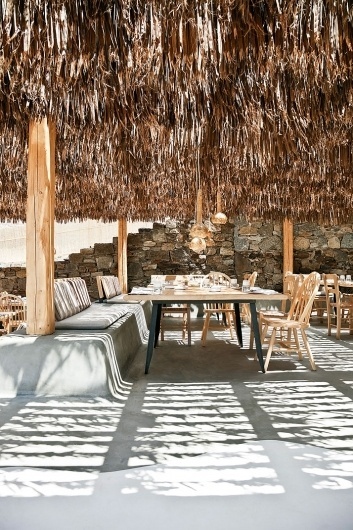 Alemagou // Where Design Meets Tradition | Yatzer™ #modern #rustic #living #roof #thatched #outdoor