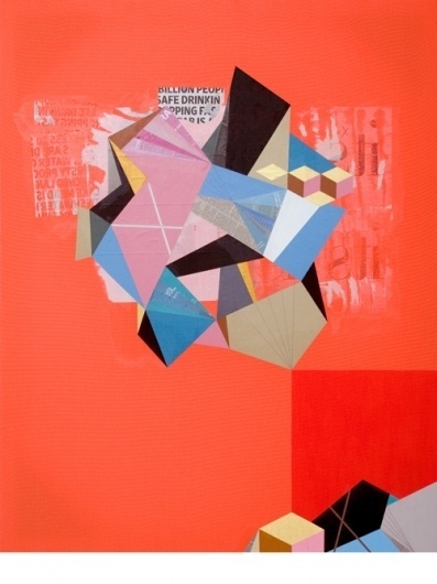 Selected Works « Clark Goolsby #shapes #geometric #inorganic #illustration #mixed #media