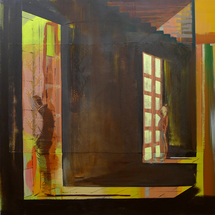 Abstract Oil on Linen Paintings by Andrew Fish