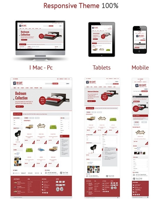 Mj Cart - Mobile REady Virtuemart Website #virtuemart #site #responsive #clean #theme #ecommerce #furniture #store #mobile #for #android #template #joomla