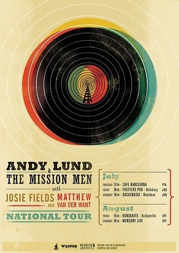Andy-Poster-Tour-Poster1 | Flickr - Photo Sharing! #andy #lund #gig #poster #type