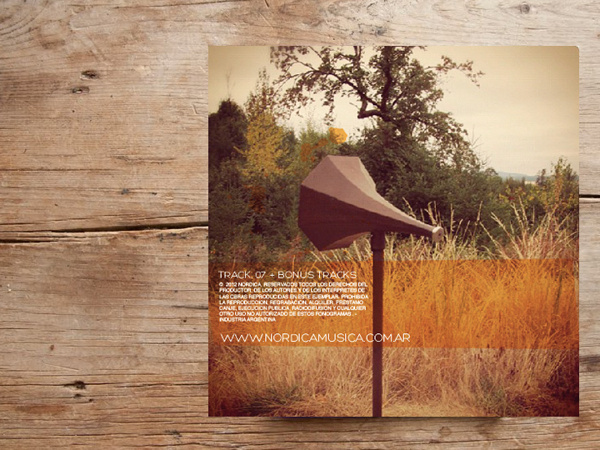 nordica: no me importa on Behance #pop #rock #cover #art #music #typo