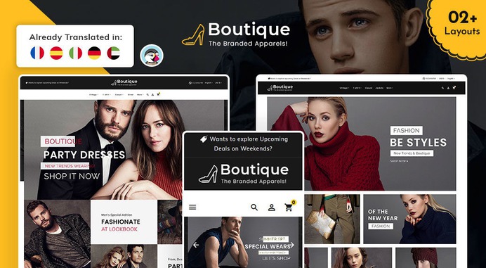 #Boutique #Fashion #Apparels Store - #Prestashop #Responsive #Theme | #TemplateTrip #eCommerce #Website #Template
