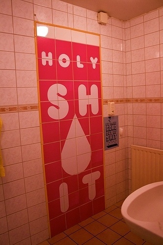 Toilet Decoration | Flickr - Photo Sharing! #toilet #shit #snask #art #holy